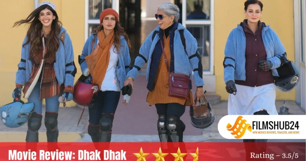 Dhak Dhak 2023 Movie Review | Empowering Journey of Self-Discovery | Filmshub24